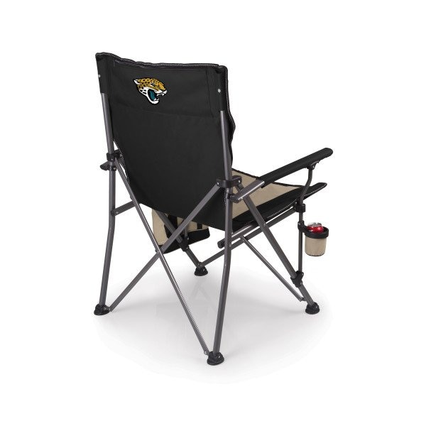 Picnic Time Family Of Brands NFL Jacksonville Jaguars - Logo - Big Bear XXL Camping Chair with Cooler 808-00-175-154-2 - main