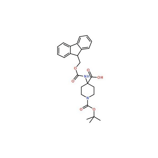 Ak Scientific N-Fmoc-Amino-(4-N-Boc-piperidinyl)carboxylic acid (5g), CAS 183673-66-7 V1376-5g - main