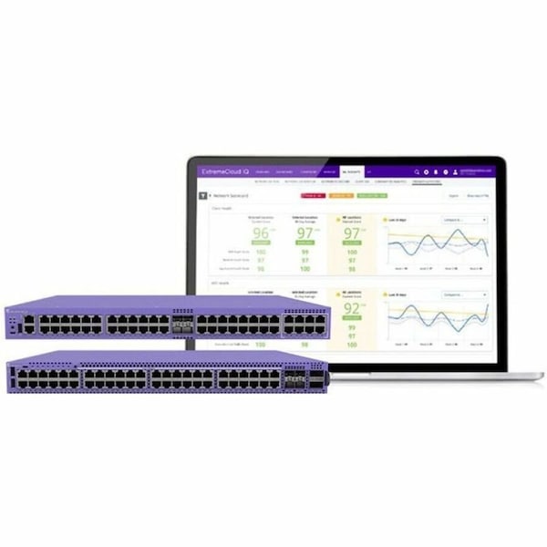 Extreme Networks 4220 24 PORT STACKABLE MULTIGIG SWITCH (370W POE) WITH 4 1G/2.5G/5GBASET 90W POE PORTS 20 10/100/10 4220-4MW-20P-4X - main