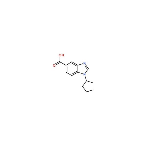 Ak Scientific 1-Cyclopentyl-1, 3-benzodiazole-5-carboxylic acid (100mg), CAS 702669-05-4 V7384-100mg - main