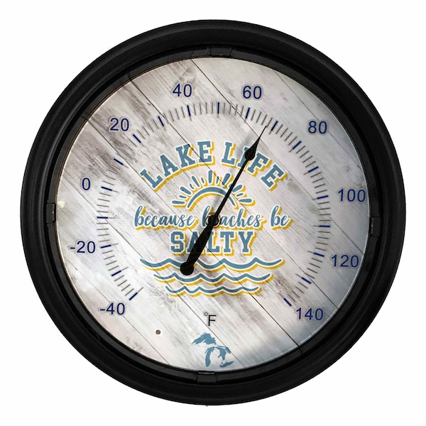 Holland Bar Stool Co United States Army - 250 Years Indoor/Outdoor LED Thermometer ODThrm14BK - main