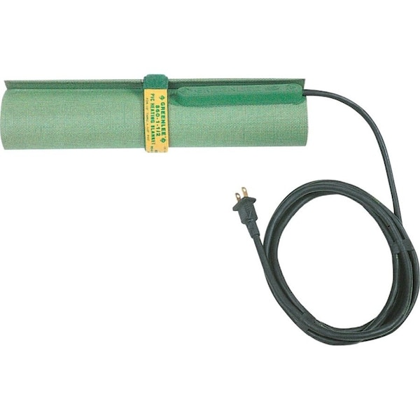 Greenlee PVC Heating Blanket, For 1/2" to 1-1/2" PVC Conduit, 120 Volts, 200 Watts, Silicon Rubber 860-1-1/2 - main