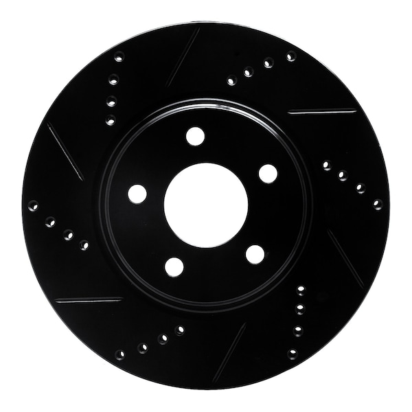 Dynamic Friction Co DFC Brake Rotor - Drilled and Slotted - Black 633-53003L - main