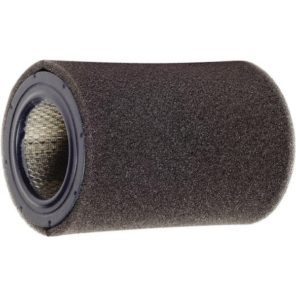 Gast Inlet Vacuum Filter, Heavy Duty, 2 1/2 in MPT Male Inlet, 10 Micron, Screw On AJ126G - main