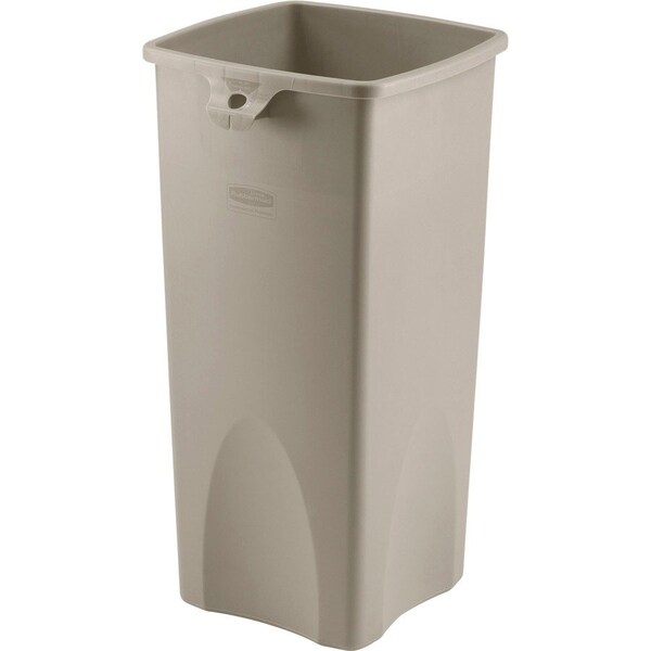 Rubbermaid Commercial Untouchable Square Container, 23 gal Capacity, Square, Durable, Crack Resistant, 32.9in Height, 3PK 356988BG - main