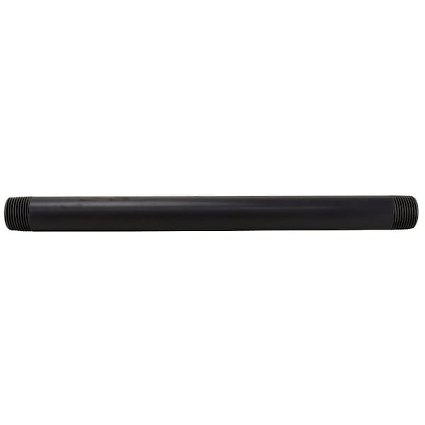 Genova Products LASCO 207120BC Pipe Nipple, 3/4 in, IPS, PVC, Gray, SCH 80 Schedule, 12 in L 384120D - main