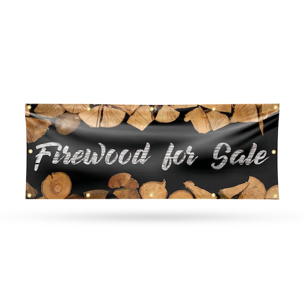 Signmission Firewood For Sale, 48 Inch x 120 Inch, Vinyl Banner B-120-30628 - main