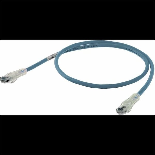 Hubbell Premise Wiring Ethernet Cable, Cat 6, Blue, 10 ft. HC6B10 - main