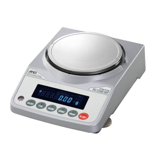 A&D FX-1200iWP Precision Balance, 1220g x 0.01g with External Calibration, IP65, NTEP LEGAL FOR TRADE FX-1200iWPN - main