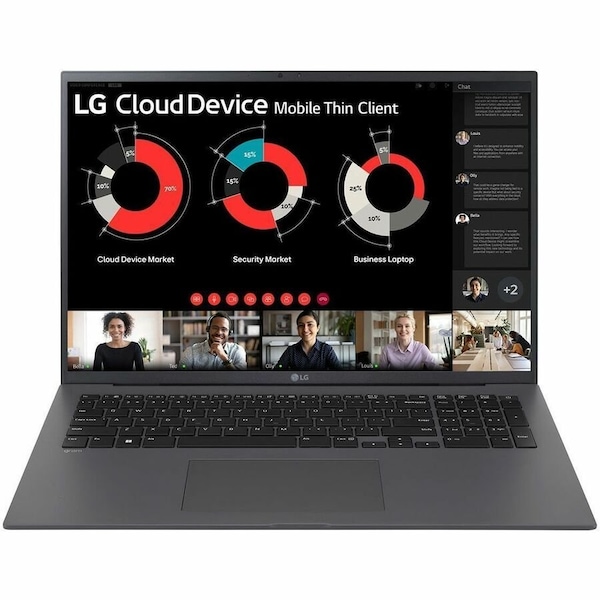 Lg 17IN GRAM LIGHTWEIGHT NOTEBOOK, ANTI-GLARE, HDD TPM, 8GB DDR, 256GB SSD, IPS, 17ZT90R-G.AX34U1 - main