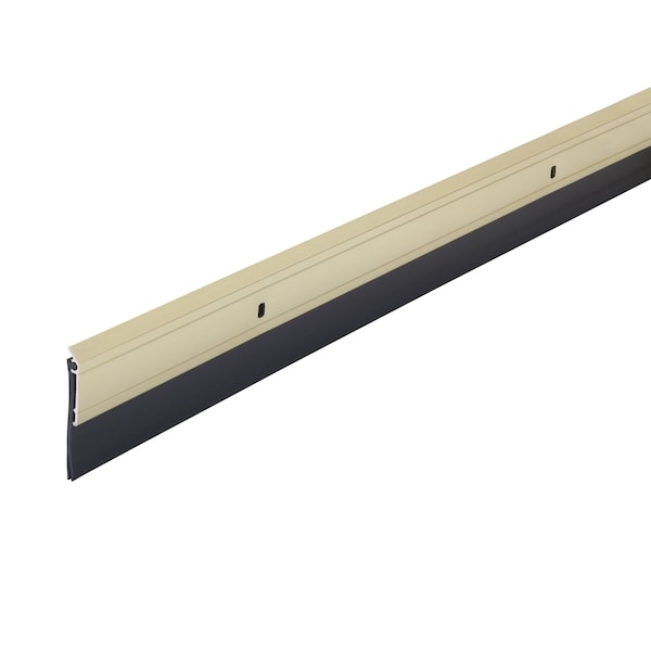 M-D Building Products 36 in. Gold Aluminum and Vinyl Heavy-duty Screw-on Door Sweep 05744 - main