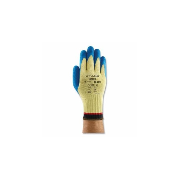 Activarmr 80-600 Heavy-Duty Cut Resistant Gloves, Size 10, Yellow/Blue, 12PK 012-80-600-10 - main