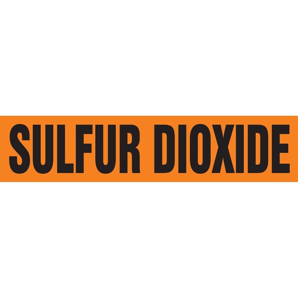 Accuform ASME ANSI PIPE MARKER SULFUR RPK679STB - main
