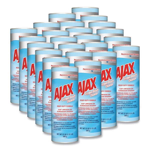 Ajax Cleaners & Detergents, Canister, 21oz Can, Unscented, 24 PK 14278 - main