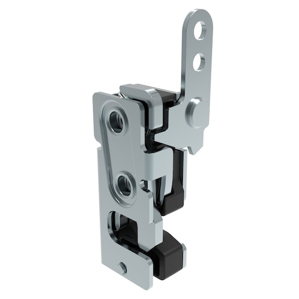Southco Rotary Push To Close Latch, Small Size, Single Stage, with Integrated Bumper In-Line Lever R4-10-11-205-10 - main