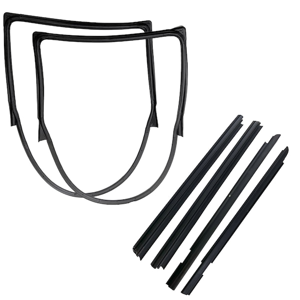 Fairchild Industries Weatherstrip Kit: Door Seals & Belt Weatherstrips , 2007-2018, Jeep Wrangler KD3058-6 - main