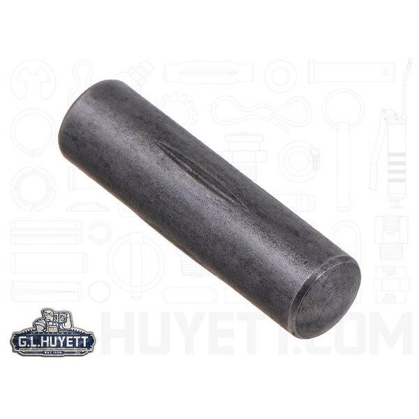 Huyett DIN 1475 Metric Grooved Pin, Low Carbon Steel, 3 mm Dia x 2.96 mm Small End Dia x 16 mm Length GPM-030-016-75 - main