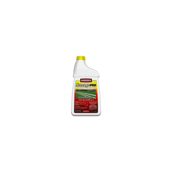 Gordons Acreage Pro Weed Killer, Liquid, Spray Application, 1 qt Black/Brown 8671086 - main