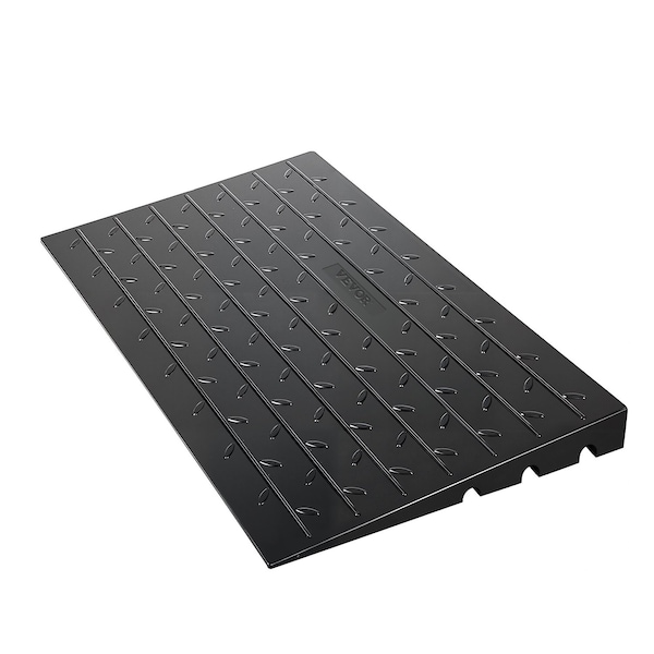 Vevor Rubber Kerb Ramp Rubber Threshold Ramp 75mmH 1t Load Wheelchair Access WFSLYPD-3YC XJPD DGXC - main