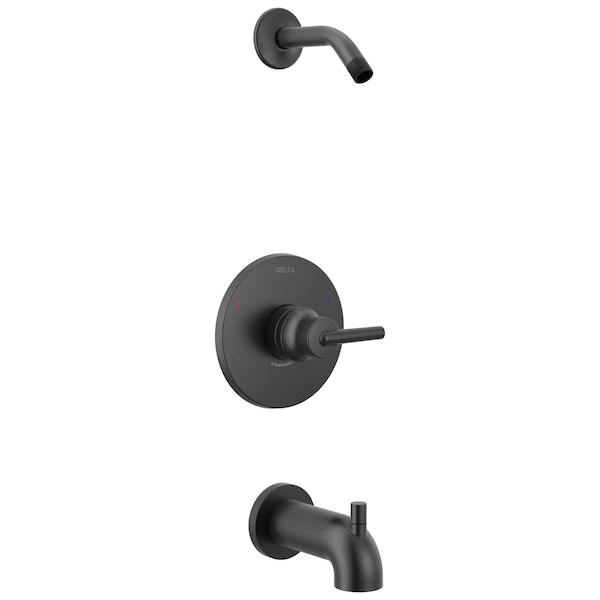 Delta Trinsic Monitor 14 Series Tub & Shower Trim - Less Head T14459-BLLHD - main
