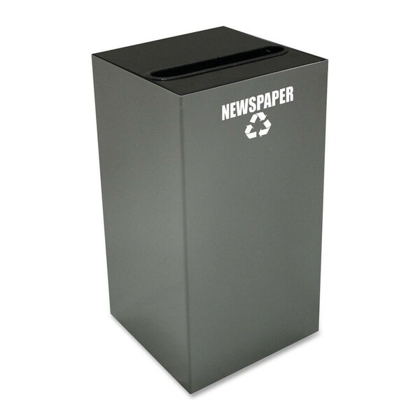 Witt Industries 32 gal Square Slate, Metal 32GC02-SL - main