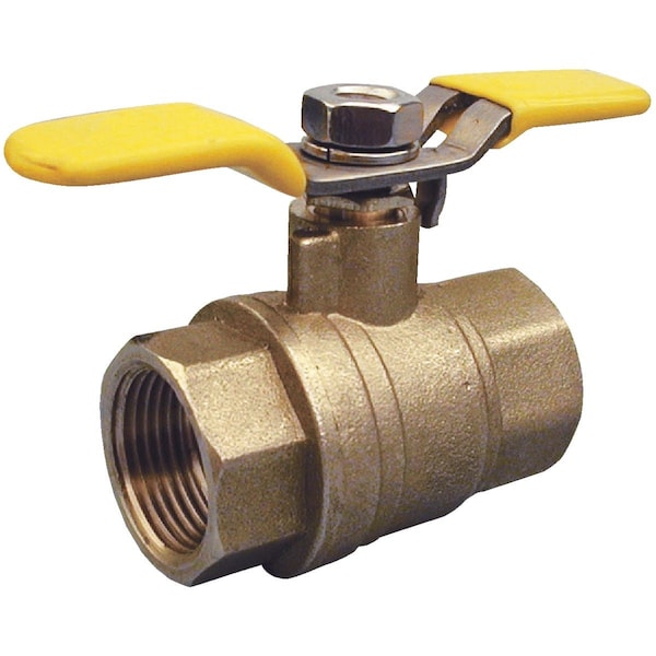 Proline Series ProLine 1'' FIP x 1'' FIP Brass Tee Handle Ball Valve 107-825TNL - main
