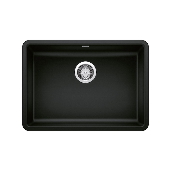 Blanco Precis 25" ADA Single Bowl, Coal Black 442929 - main