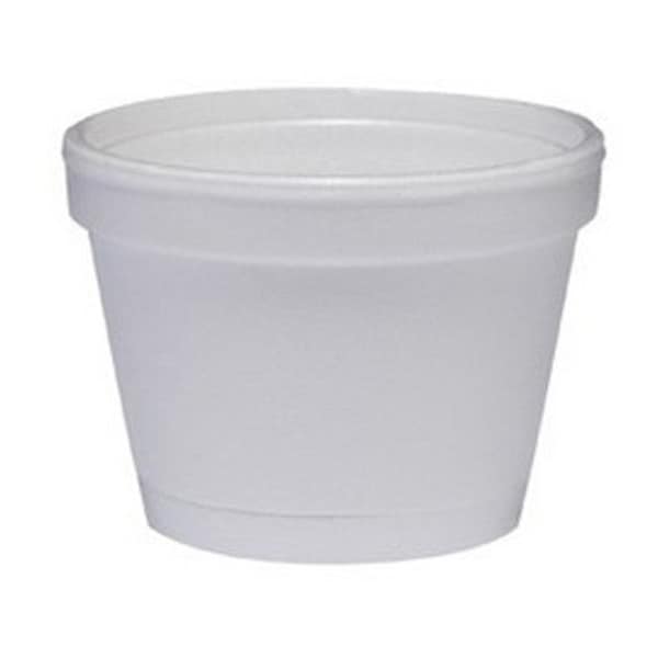 Dart Bowl Container, Foam, 4 oz., White, PK1000 4J6 - main