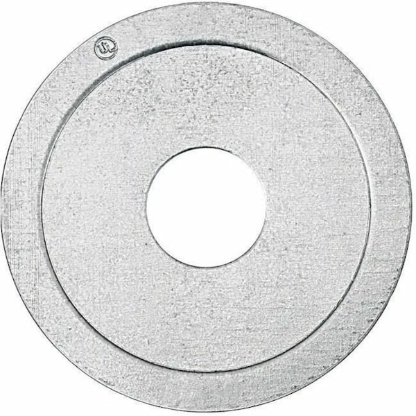 Dottie Conduit Fitting Reducing Washer, 3/4 in x 1/2 in, Steel, Pre-Galvanized, Red RW21 - main