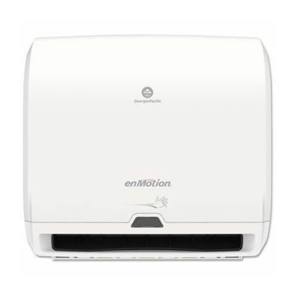 Georgia-Pacific enMotion Impulse 1-Roll Automated Touchless Paper Towel Dispenser, White 59447A - main
