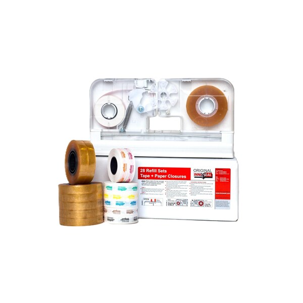 Innoseal Starter Kit, Professional Bag Sealing Machine and 1-Pack, 28 Sets of Tape & Paper Seals 2114/17002 - main
