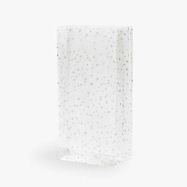 Nashville Wraps Silver Stars Cello Bags, 5x3x11.75, 100PK C4BSSR - main