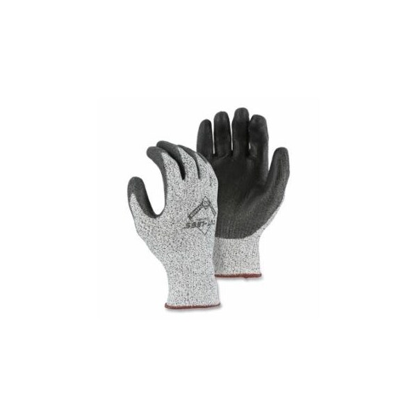 Cut-Less Korplex Gloves, Small, Gray with Black Coating, 12PK 472-35-1305/S - main