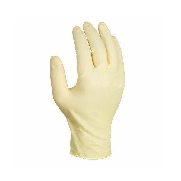 Safety Zone Latex Powder Free 8 mil Total Grip Exam Gloves - Natural, Sm - Box of 100 GL-L165FS - main