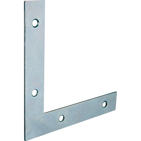 Prosource Corner Brace, 4 in L, 4 in W, 5/8 in H, Steel, Zinc-Plated, 1.8 mm Thick Material FC-Z04-013L - main