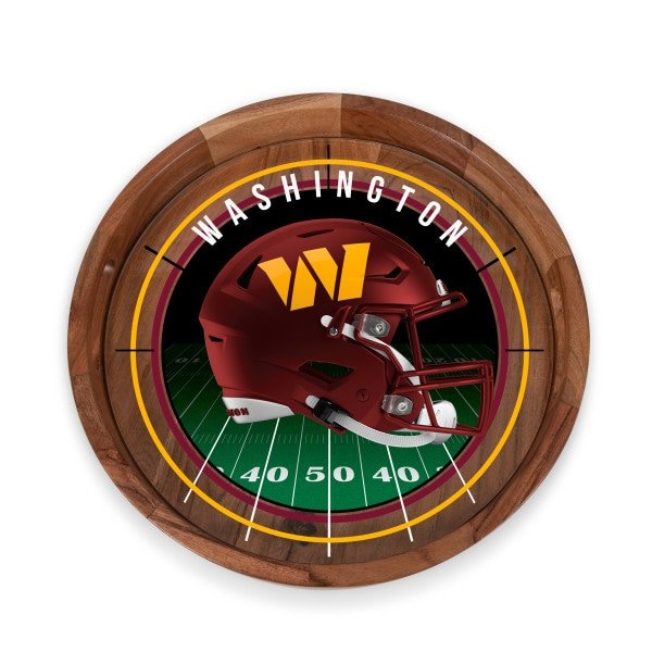 Picnic Time Family Of Brands NFL Washington Commanders - Barista Serving Tray with Glass Insert 907-09-511-374-2 - main