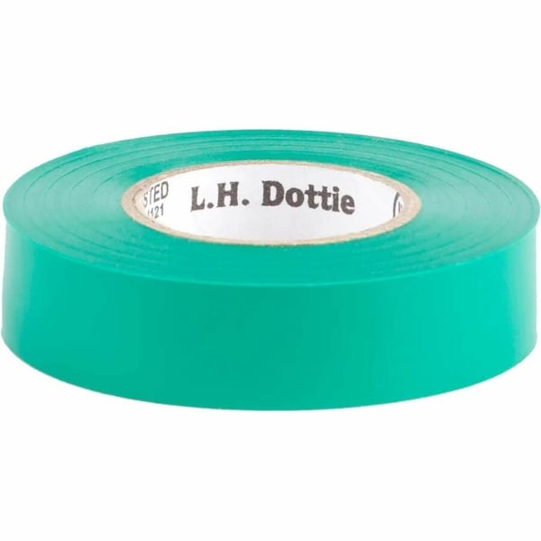 Dottie L.H. Dottie 3/4'' x 60' Green Electrical Tape, 10PK 360GRN - main