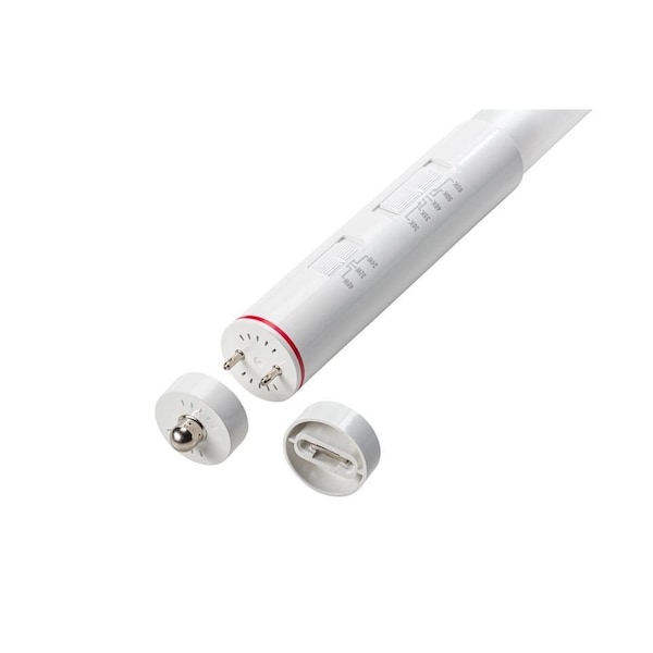 Keystone 40W LED T8 Lamp, 8ft Long, Glass Construction, 5CCT Selectable (30/35/40/50/6500K), 3 Power Level Se KT-LED40PST8-96G-8CSJ-D2 - main
