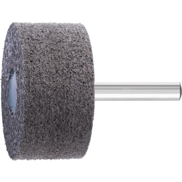 Pferd Unitized Mounted Point, Cylindrical Shape, 2 in x 1, W242, 6SF (MH), 1/4 in Shank, 5PK 47911 - main