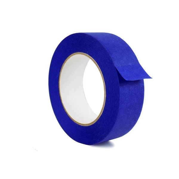 Wod Tape PMTB14UV Painter's Grade Masking Tape 1.5 in. x 60 yds, 24PK WOD PMTB14UV-01500-24-60-BLU - main