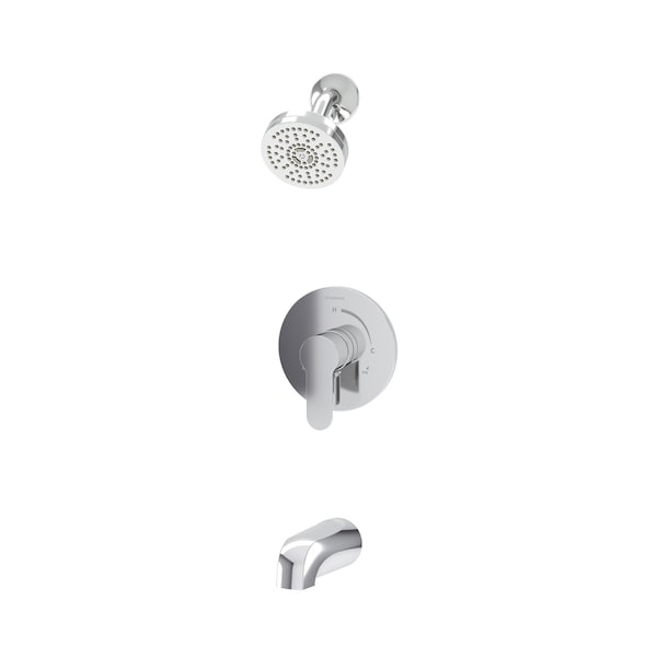 Symmons Identity HydroMersion Single Handle Tub and Shower Faucet Trim Kit with Volume Control S679215TRM - main