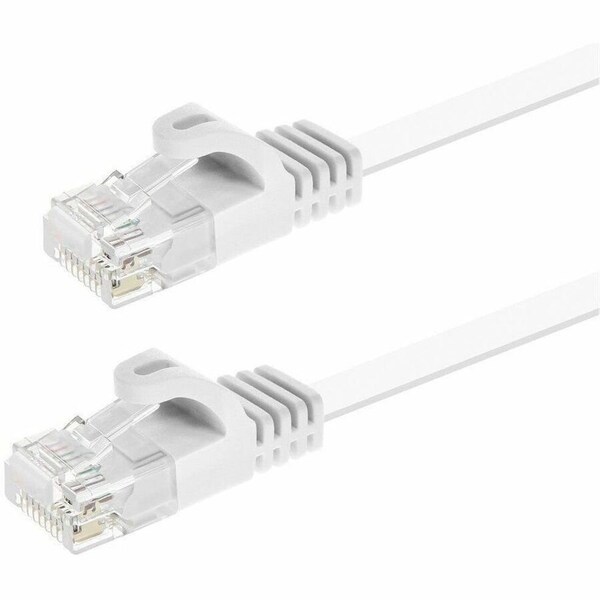 Monoprice CAT6 PATCH CABLE FLAT DESIGN_14FT WHITE 43079 - main
