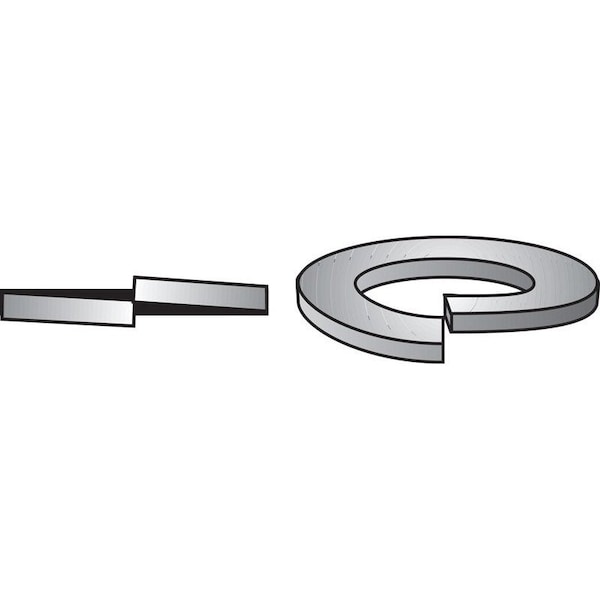 Hillman 5/16 in. D Zinc-Plated Steel Split Lock Washer, 100PK 300021 - main
