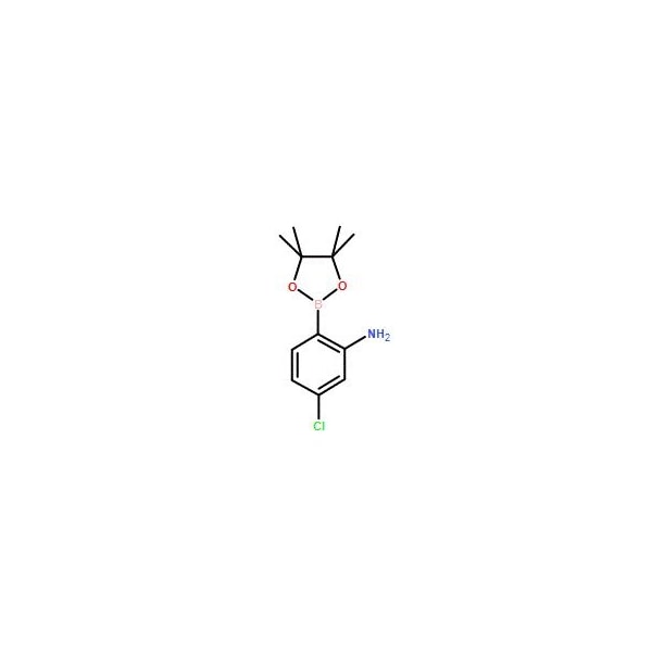 Ak Scientific 2-Amino-4-chlorophenylboronic acid pinacol ester (5g), CAS 863578-21-6 X2516-5g - main