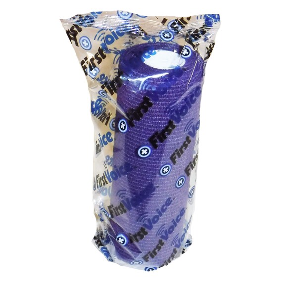 First Voice Self-Adhesive Bandage, 5" x 5yds, Purple TS-3192-P - main