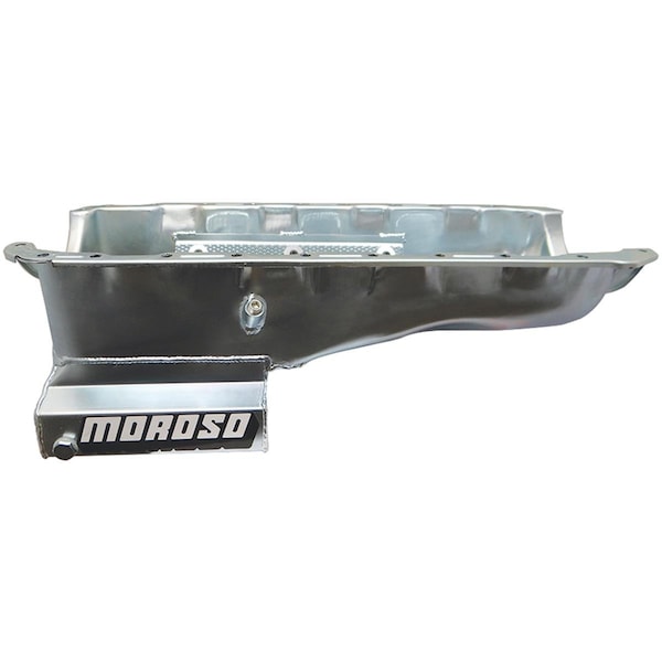 Moroso 20416 Big Block Chevy 6 qt. Steel Oil Pan Gen IV GM A-Body Cars MOR20416 - main