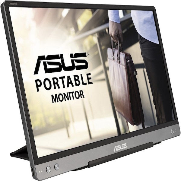Asus ZenScreen MB14AC 14" Class Full HD LCD Monitor - 16:9 - Dark Gray MB14AC - main