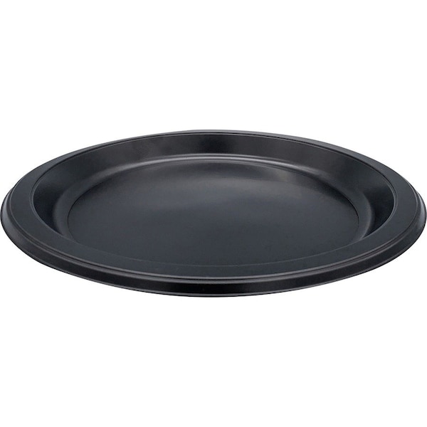 Genuine Joe 9 Disposable Plastic Plates - Black, 500PK GJO10429CT - main