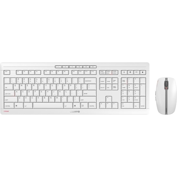 Cherry STREAM DESKTOP RECHARGE Keyboard & Mouse Wireless Combo JD-8560US-0 - main