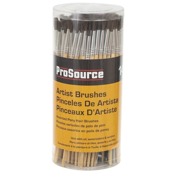 Prosource Artist Brush Set, Plastic Handle A90001 - main
